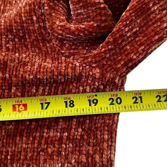Gianni Bini Rust Cable Knit Pullover Sweater Women's Size Large | 39-52-3 - Picture 7 of 7